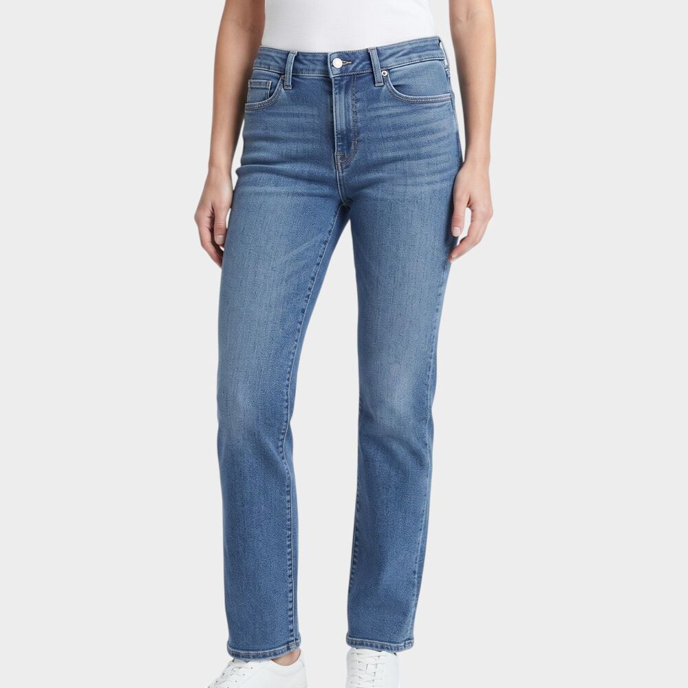 Ella Moss High Rise Blue Straight Jeans Size 12/27 Denim Jeans Classic